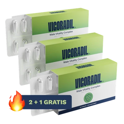 Vigoradil Packungen mit Kapselblistern